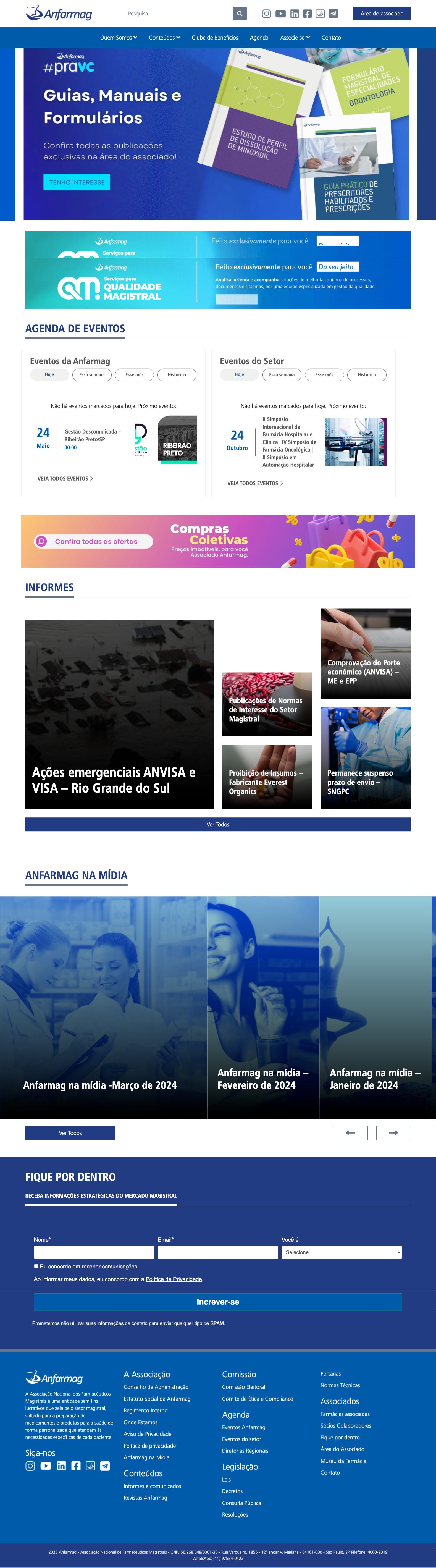 anfarmag.org.br desktop